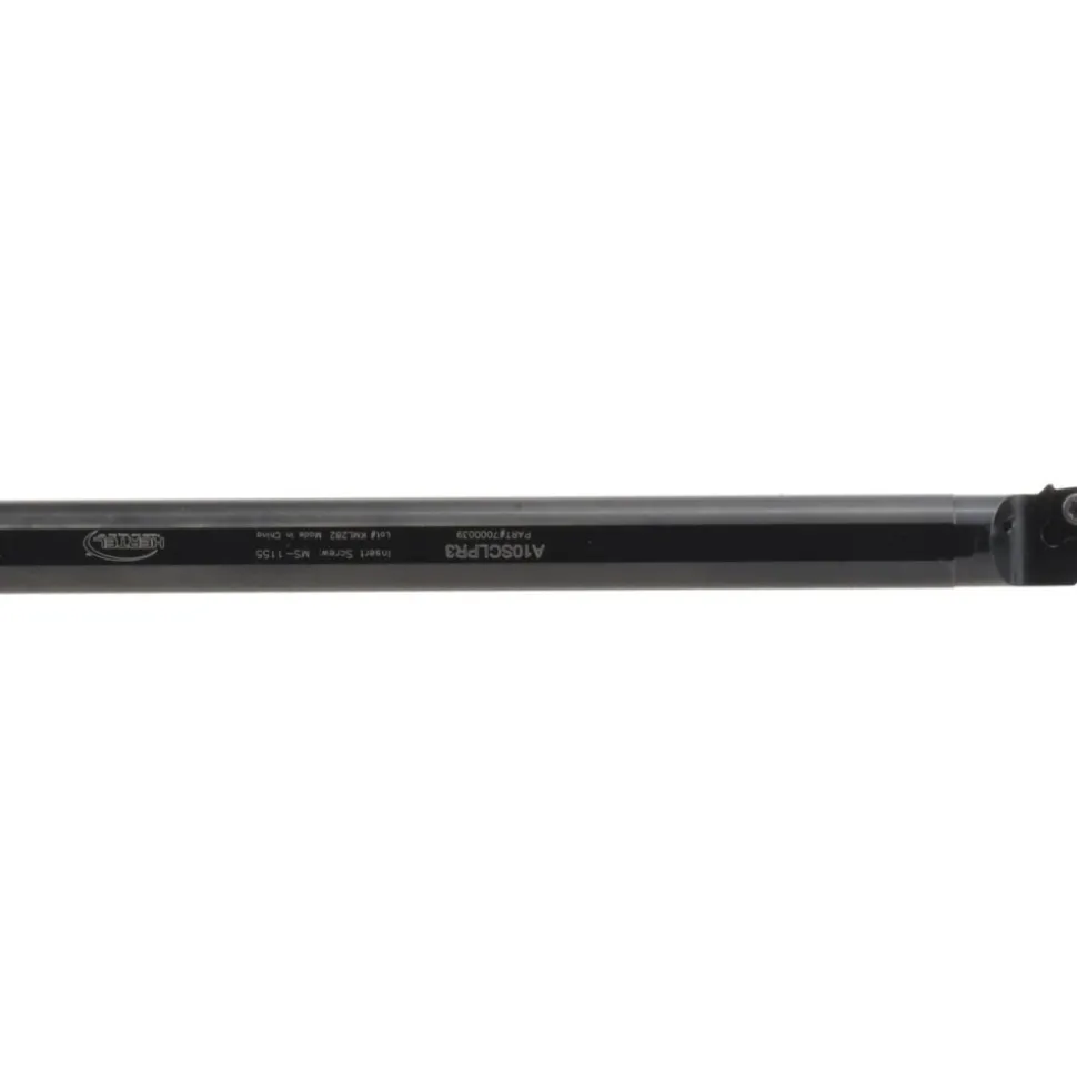 Indexable Boring Bar: A10SCLPR3 5/8", 0.7700" Min Bore, Right Hand, -5.000 deg Lead Angle, Steel