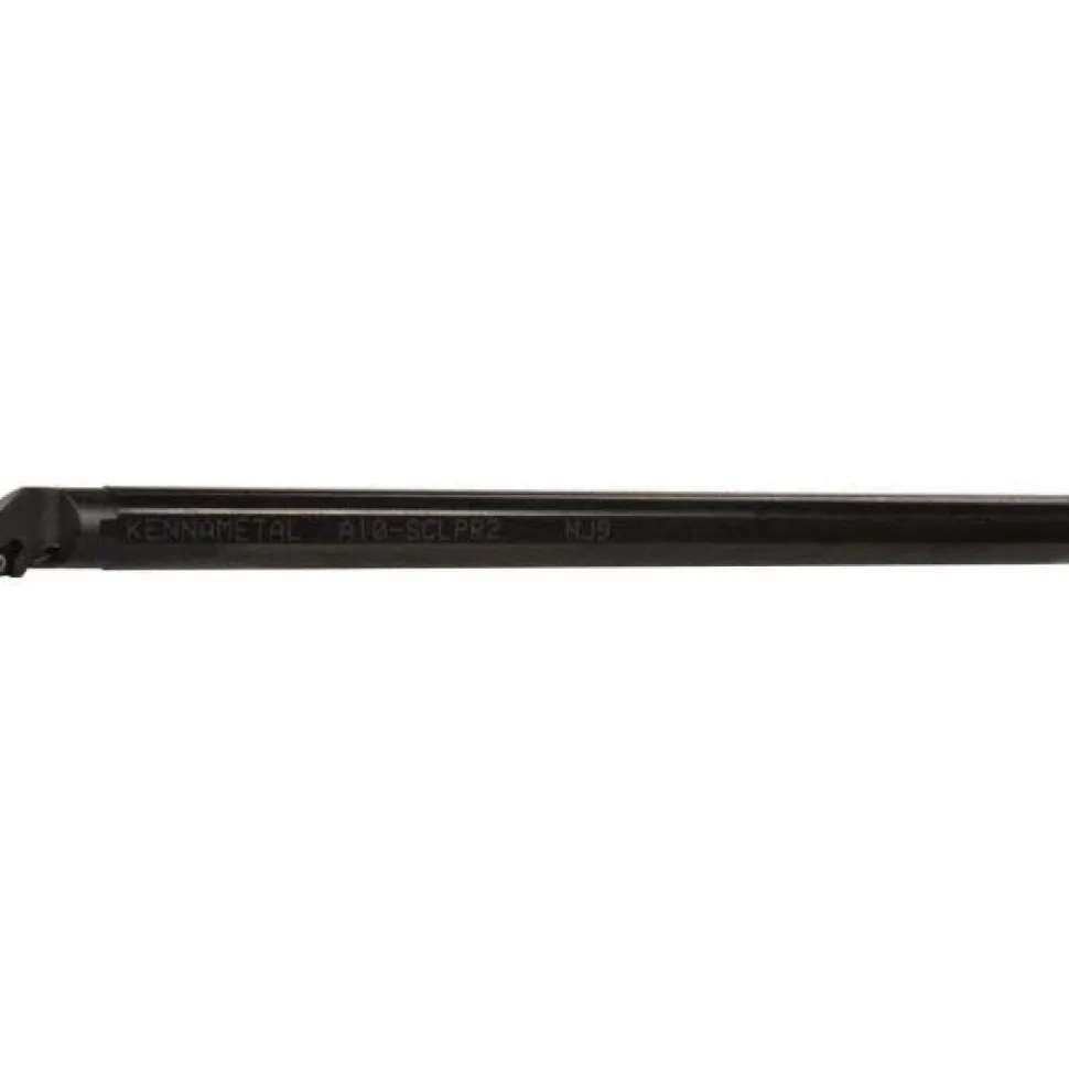 Indexable Boring Bar: A10SCLPR2, 19.56 mm Min Bore, Right Hand, 15.88 mm Shank Dia, -5.000 deg Lead Angle, Steel