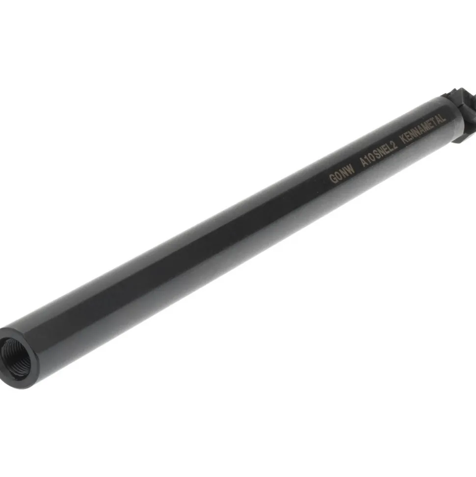 Indexable Boring Bar: A10SNEL2, 25.4 mm Min Bore Dia, Left Hand Cut, 5/8" Shank Dia, 3 ° Lead Angle, Steel
