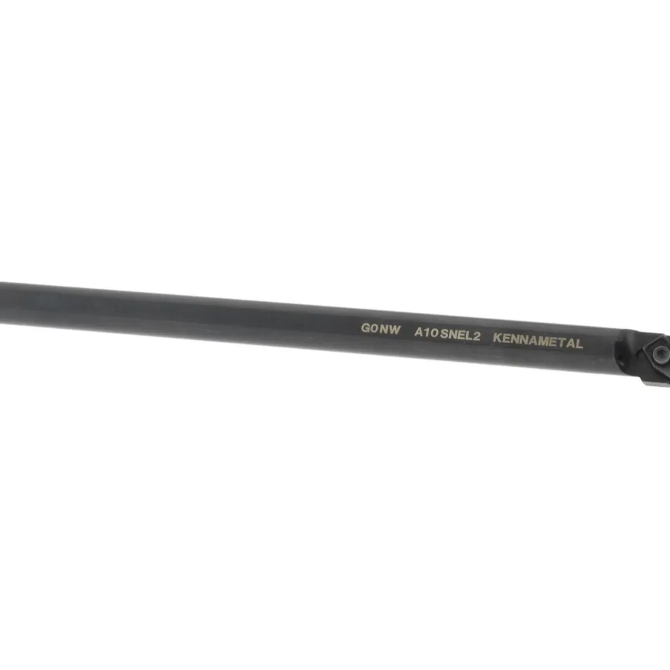 Indexable Boring Bar: A10SNEL2, 25.4 mm Min Bore Dia, Left Hand Cut, 5/8" Shank Dia, 3 ° Lead Angle, Steel