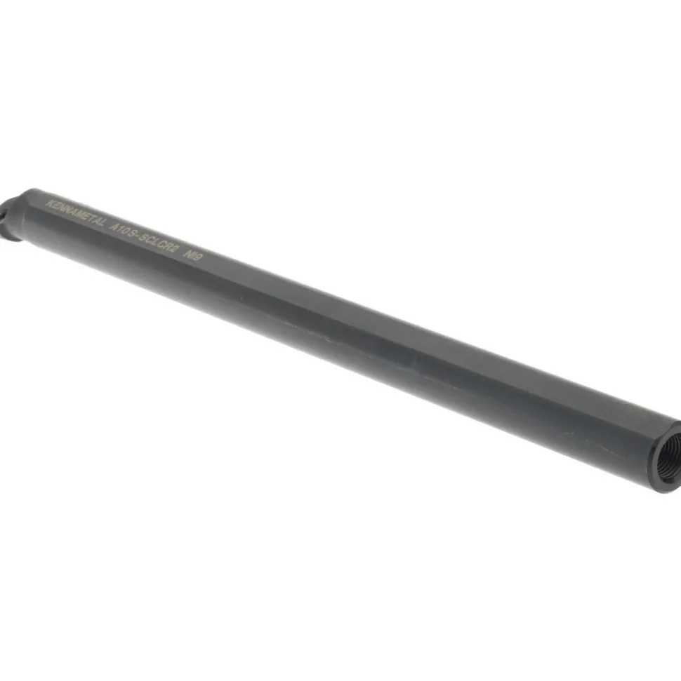Indexable Boring Bar: A10SSCLCR2, 19.56 mm Min Bore, Right Hand, 15.88 mm Shank Dia, -5.000 deg Lead Angle, Steel