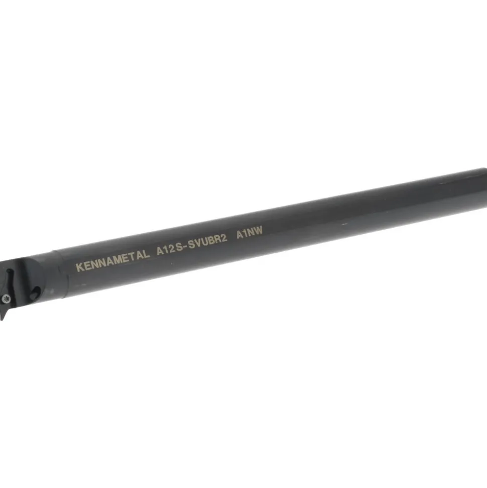Indexable Boring Bar: A12SSVUBR2, 24.89 mm Min Bore, Right Hand, 19.05 mm Shank Dia, -3.000 deg Lead Angle, Steel