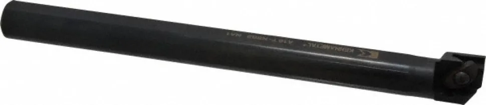 Indexable Boring Bar: A16TNSR3, 57.15 mm Min Bore Dia, Right Hand Cut, 1" Shank Dia, 3 ° Lead Angle, Steel