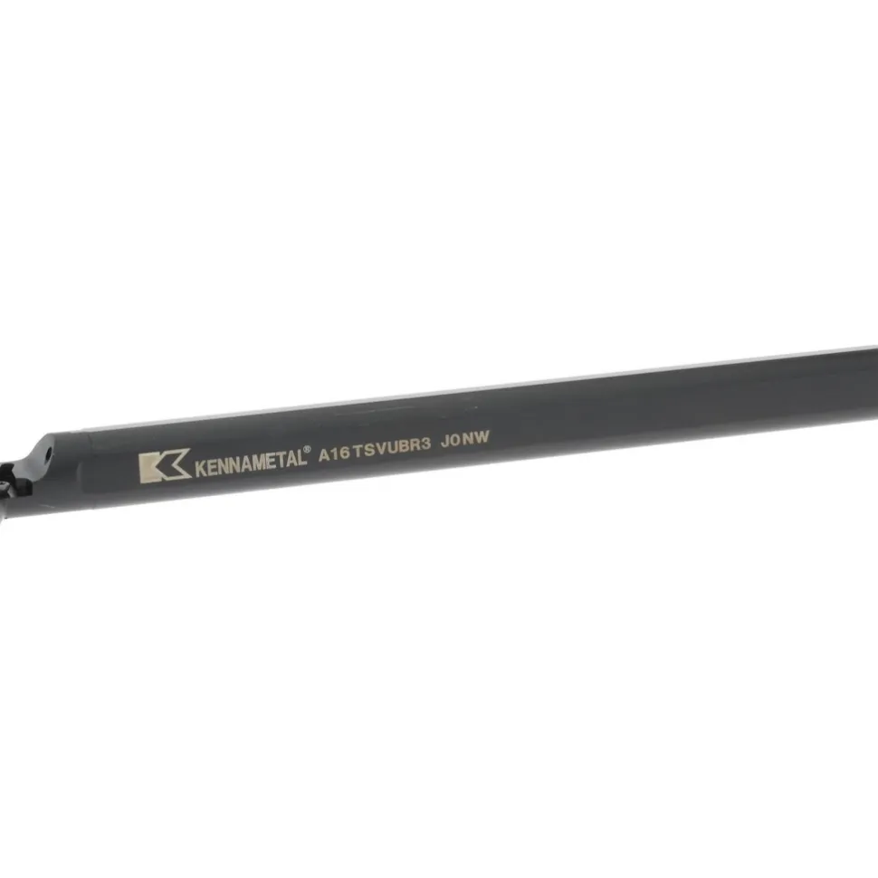 Indexable Boring Bar: A16TSVUBR3, 33.02 mm Min Bore, Right Hand, 25.40 mm Shank Dia, -3.000 deg Lead Angle, Steel