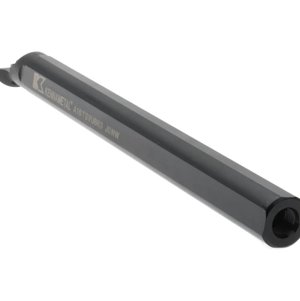 Indexable Boring Bar: A16TSVUBR3, 33.02 mm Min Bore, Right Hand, 25.40 mm Shank Dia, -3.000 deg Lead Angle, Steel
