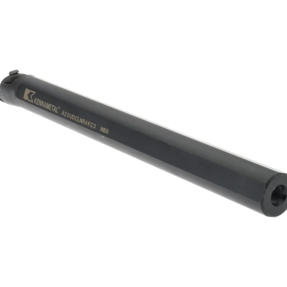 Indexable Boring Bar: A20UDCLNR4KC3, 1.4700" Min Bore, Right Hand, -5.000 deg Lead Angle, Steel