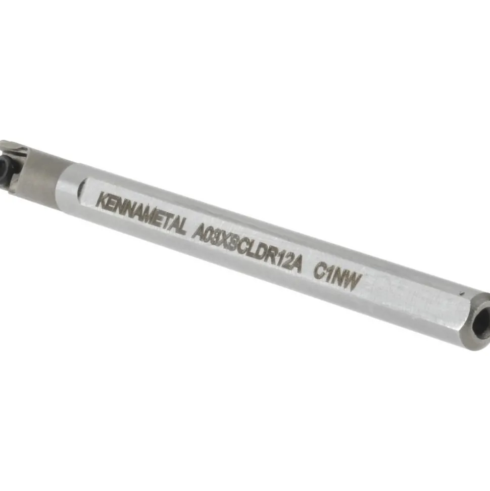 Indexable Boring Bar: A03XSCLDR12A, 0.2080" Min Bore, Right Hand, 5.000 deg Lead Angle, Steel