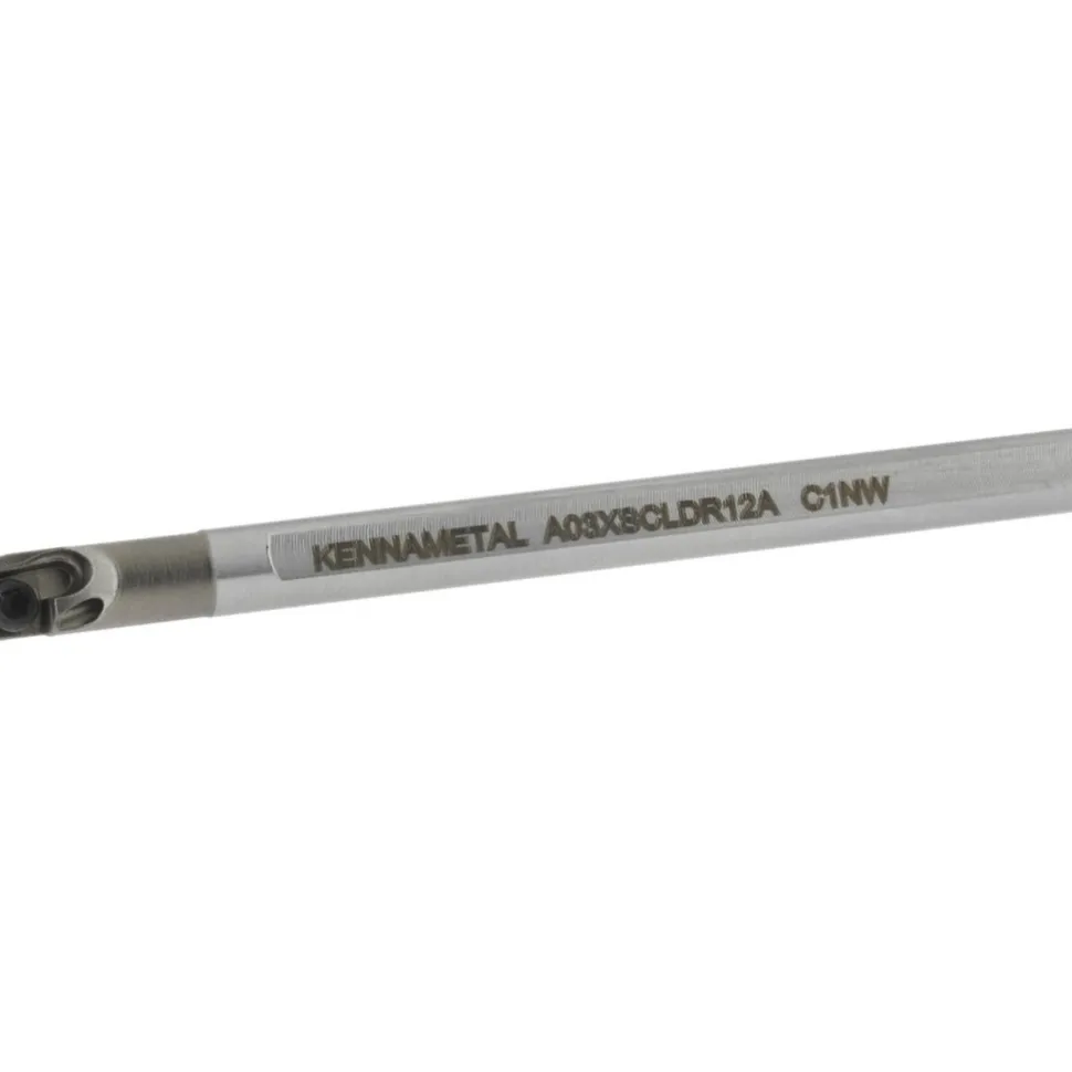 Indexable Boring Bar: A03XSCLDR12A, 0.2080" Min Bore, Right Hand, 5.000 deg Lead Angle, Steel