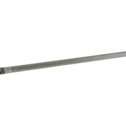 Indexable Boring Bar: E04MSCLDR12, 0.2850" Min Bore, Right Hand, 5.000 deg Lead Angle, Solid Carbide (Shank) & Steel (Head)