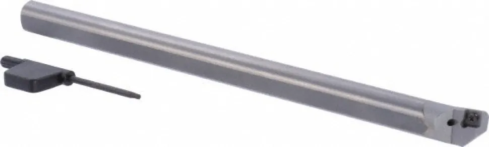 Indexable Boring Bar: E08-SCLCR-2, 0.6250" Min Bore, Right Hand, -5.000 deg Lead Angle, Solid Carbide