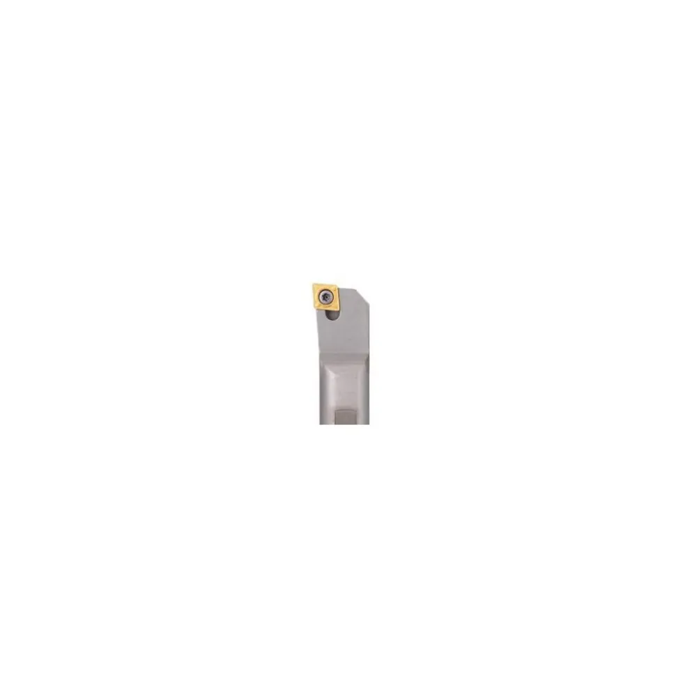 Indexable Boring Bar: E08-SCLCR-2, 0.6250" Min Bore, Right Hand, -5.000 deg Lead Angle, Solid Carbide