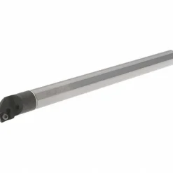 Indexable Boring Bar: E12SCLPR3 KWH, 23.62 mm Min Bore, Right Hand, 19.05 mm Shank Dia, -5.000 deg Lead Angle, Solid Carbide