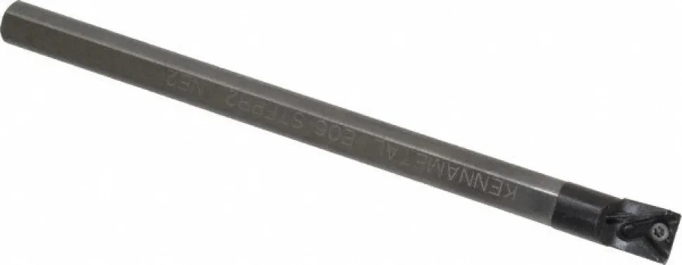 Indexable Boring Bar: E06STFPR2 KWH, 12.19 mm Min Bore, Right Hand, 9.53 mm Shank Dia, Solid Carbide
