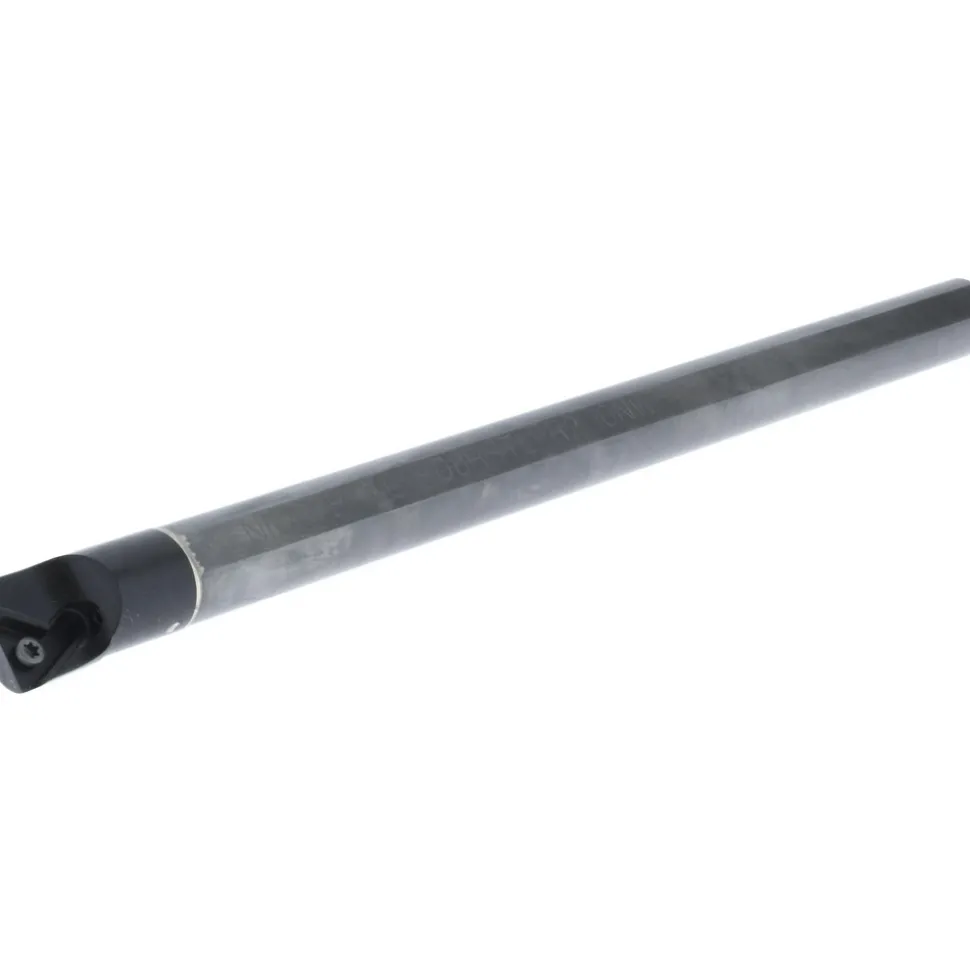 Indexable Boring Bar: E08STLPR2 KWH, 15.24 mm Min Bore, Right Hand, 12.70 mm Shank Dia, -5.000 deg Lead Angle, Solid Carbide