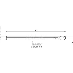 Indexable Boring Bar: E-SWUBR 5-5, 0.3300