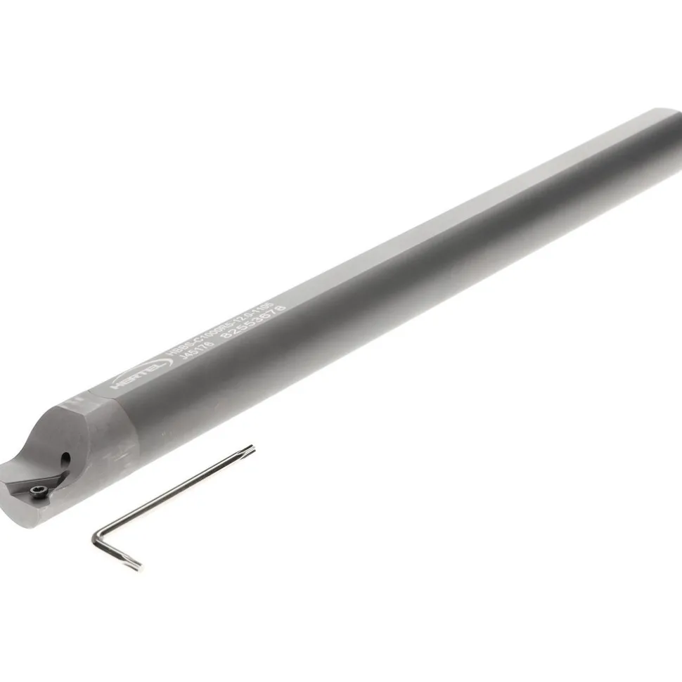 Indexable Boring Bar: HBBS-C1000R5-12.0-1105, 1.1050" Min Bore, Right Hand, Solid Carbide