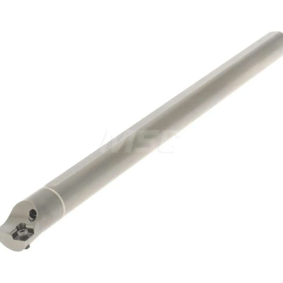 Indexable Boring Bar: L08R-SCLPR2, 0.6000" Min Bore, Right Hand, -5.000 deg Lead Angle, Heavy Metal