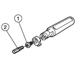 Indexable Boring Bar: MB-A0625-06-07, 5/8" Min Bore, 5/8" Shank Dia, Steel