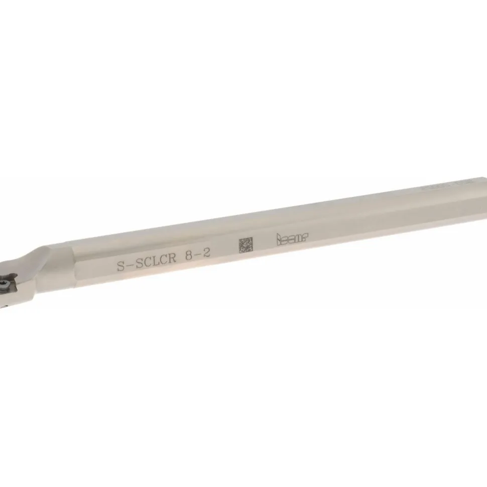 Indexable Boring Bar: S-SCLCR 8-2, 0.6220" Min Bore, Right Hand