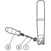 Indexable Copy End Mill: 1-1/4 to 1-1/4" Cut Dia, 0.248" Max Depth of Cut, Through Coolant