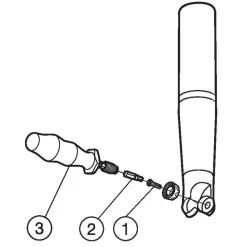 Indexable Copy End Mill: 1-1/4 to 1-1/4" Cut Dia, 0.248" Max Depth of Cut, Through Coolant