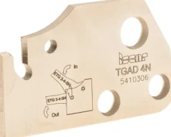 Indexable Grooving Blade: 1.18" High, Right Hand, 0.146" Min Width