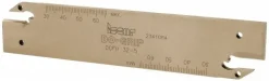 Indexable Grooving Blade: 1.2598" High, Neutral, 0.1969" Min Width