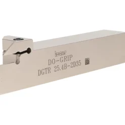 Indexable Grooving-Cutoff Toolholder: DGTR 25.4B-2D35, 0.075 to 0.098