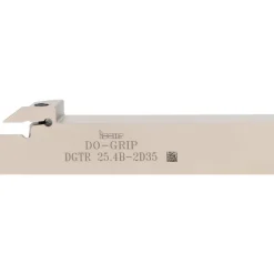 Indexable Grooving-Cutoff Toolholder: DGTR 25.4B-2D35, 0.075 to 0.098