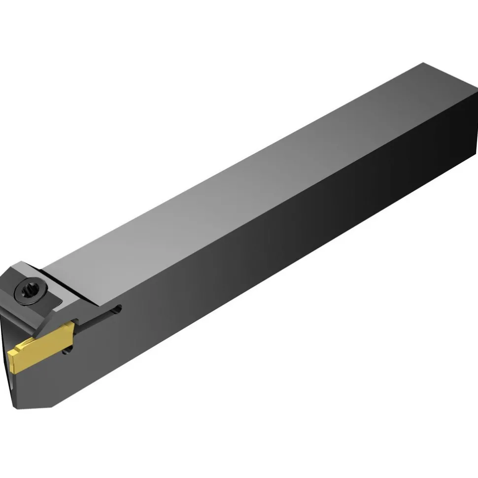 Indexable Grooving-Cutoff Toolholder: LF123E067-10B-S, 1.85 to 2.39 mm Groove Width, 17.02 mm Max Depth of Cut, Left Hand