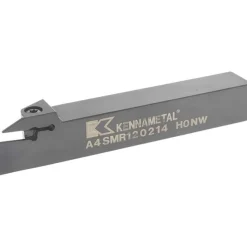 Indexable Grooving-Cutoff Toolholder: A4SMR120214, 0.079" Min Groove Width, 14 mm Max Depth of Cut, Right Hand