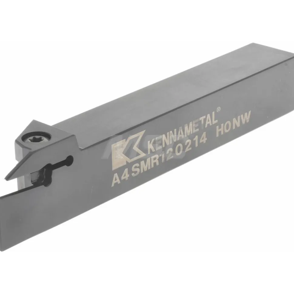Indexable Grooving-Cutoff Toolholder: A4SMR120214, 0.079" Min Groove Width, 14 mm Max Depth of Cut, Right Hand