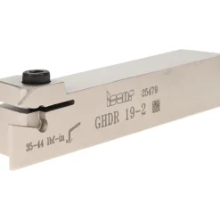 Indexable Grooving-Cutoff Toolholder: GHDR 19-2, 0.016 to 1/8