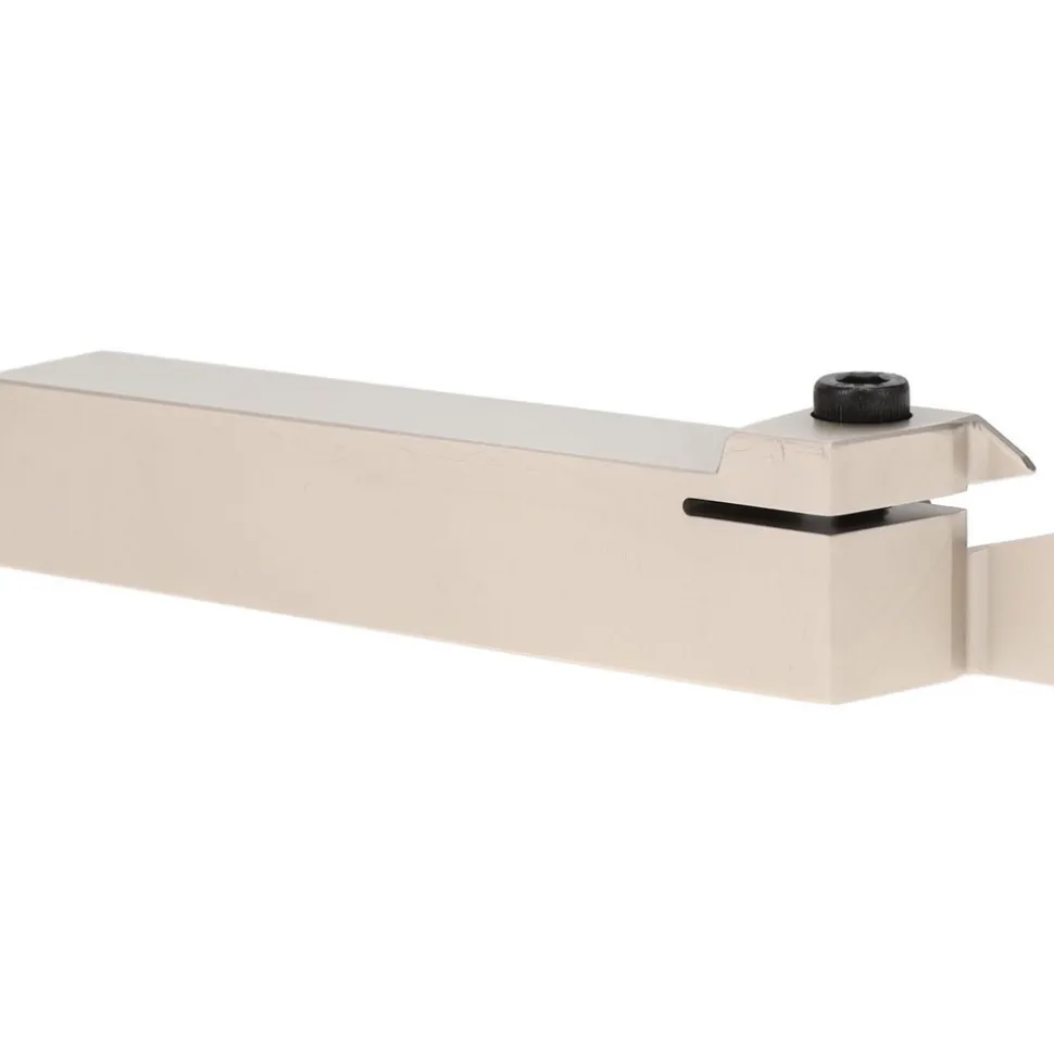 Indexable Grooving-Cutoff Toolholder: GHDR 19-2, 0.016 to 1/8" Groove Width, 0.33" Max Depth of Cut, Right Hand