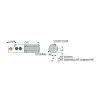 Indexable Grooving Toolholder: HAI 25.4C, Internal, Right Hand