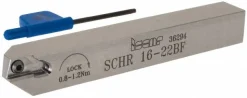 Indexable Grooving Toolholder: SCHR16-22BF, External, Right Hand