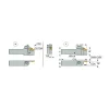 Indexable Grooving Toolholder: HELIR 19-3T20, External, Right Hand, 1.76" Max Workpiece Dia
