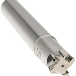 Indexable High-Feed End Mill: C07100R04A100200800, Straight Shank