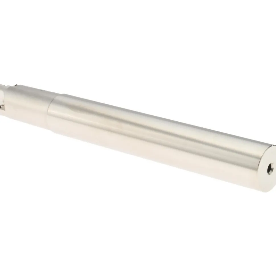 Indexable High-Feed End Mill: C07100R04A100200800, Straight Shank