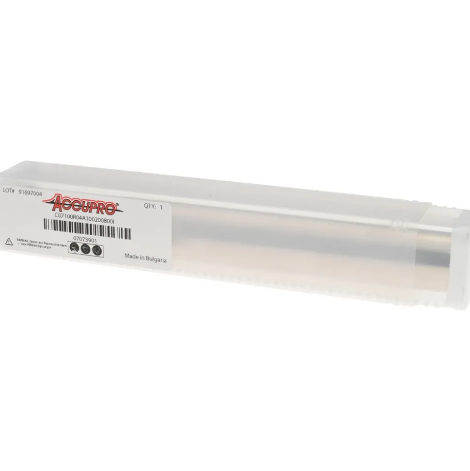 Indexable High-Feed End Mill: C07100R04A100200800, Straight Shank