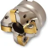 Indexable High-Feed Face Mill: 2.218 to 3" Cut Dia, 1" Arbor Hole