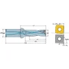 Indexable Insert Drill: A880-D0687LX25-03, 17.45 mm Max Dia, 3xD
