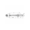 Indexable Insert Drill: DFSP1000R5SSF100, 1" Max Dia, 5" Max Depth, 5xD, 1" Shank Dia