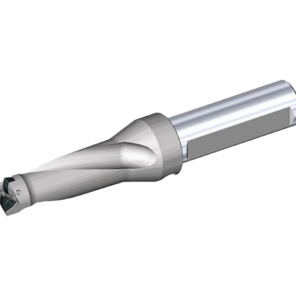 Indexable Insert Drill: DFT1500R2SSF150, 1-5/8" Max Dia, 3-3/4" Max Depth, 2.5xD, 1-1/2" Shank Dia