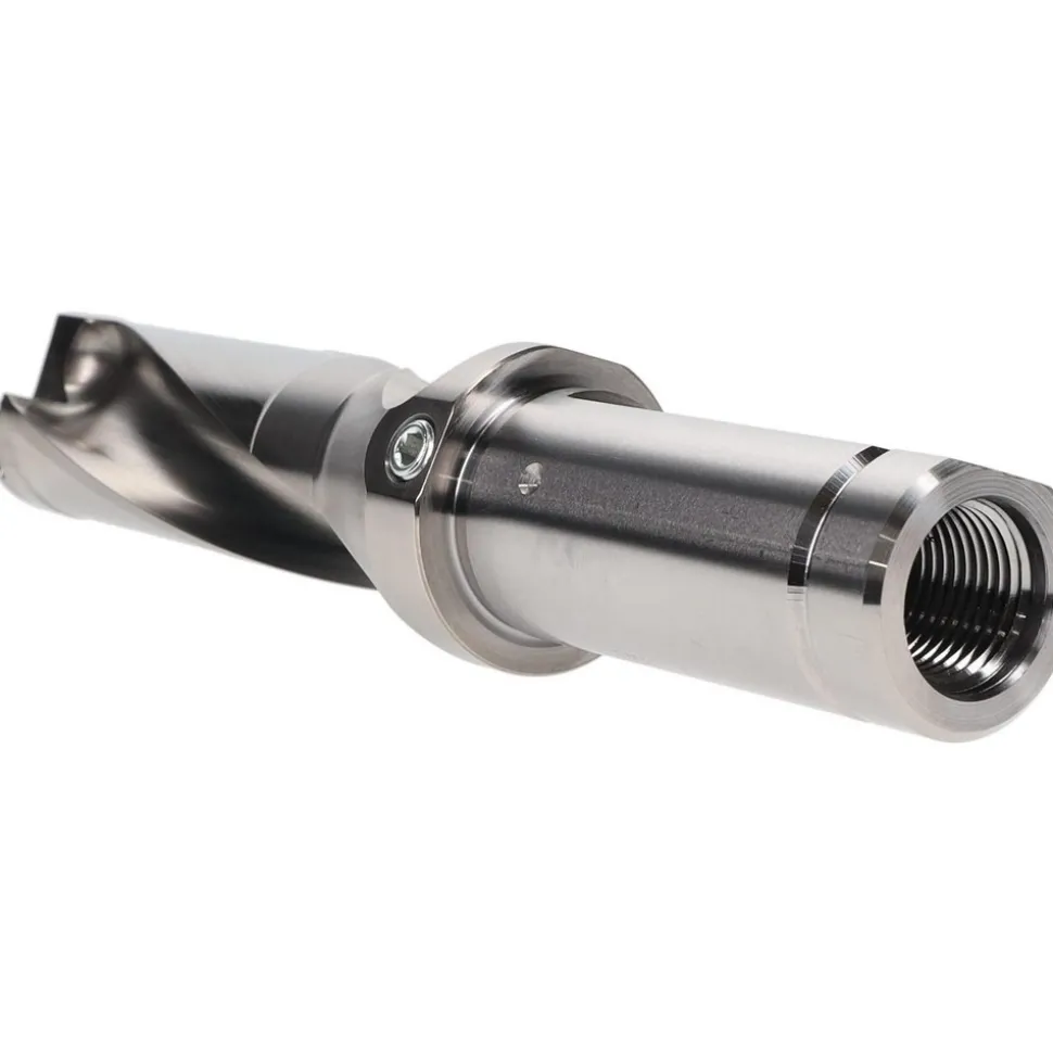 Indexable Insert Drill: DR1250-3750-125-09-3D-, 1-1/4" Max Dia, 3-3/4" Max Depth, 3xD, 1-1/4" Shank Dia