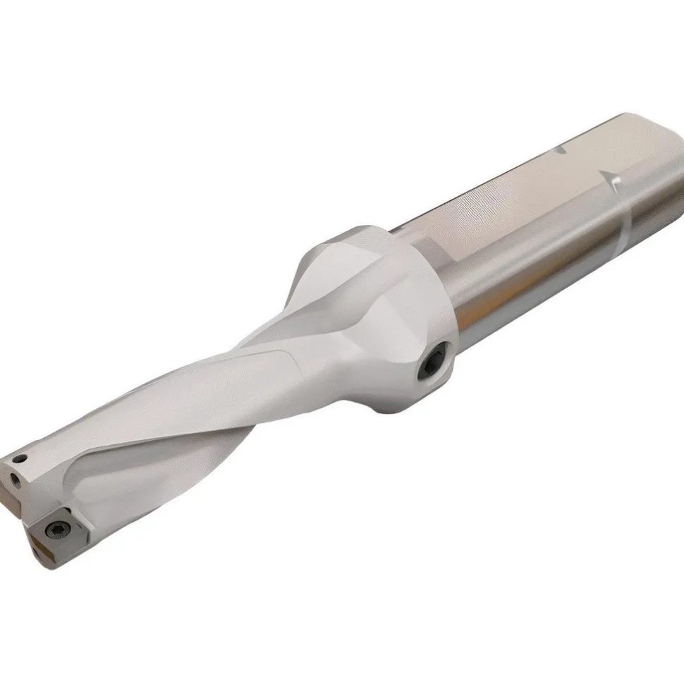 Indexable Insert Drill: DR1125-3375-125-09-3DN, 1-1/8" Max Dia, 3xD, 1-1/4" Shank Dia