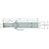 Indexable Insert Drill: DR0875-1750-100-07-2, 7/8" Max Dia, 1-3/4" Max Depth, 2xD, 1" Shank Dia