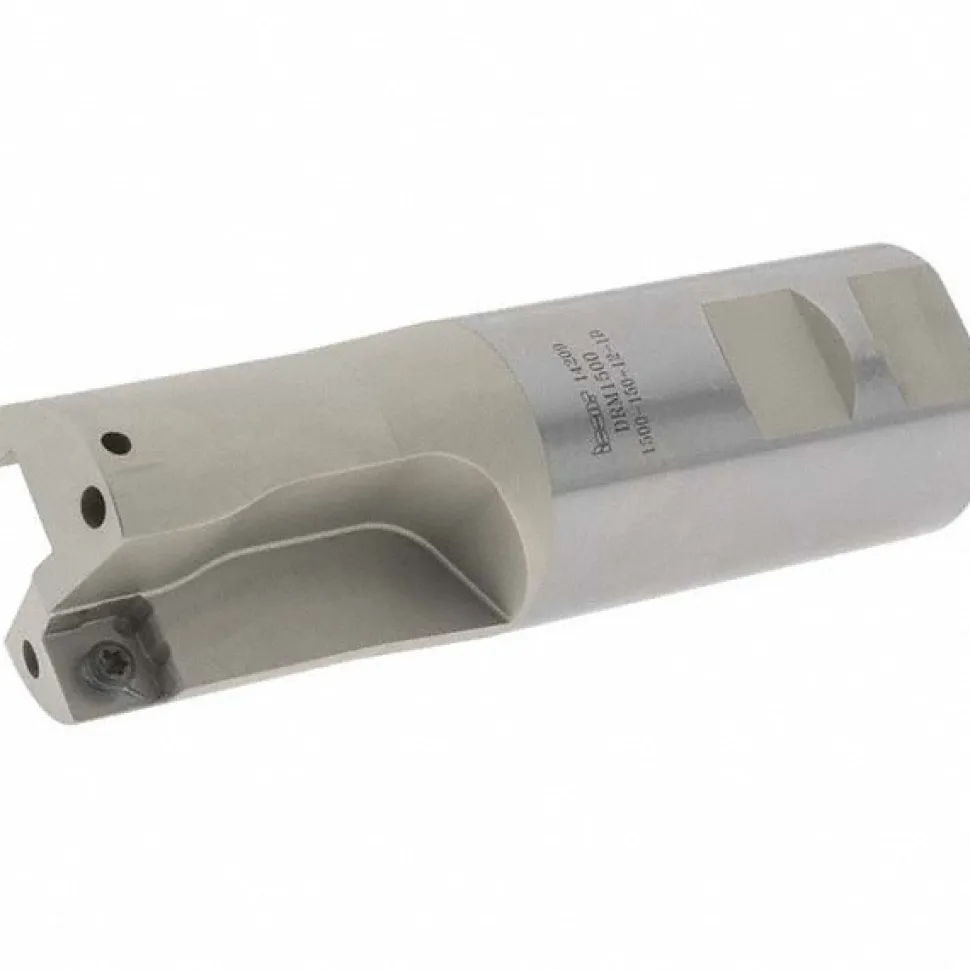 Indexable Insert Drill: DRM1500-1500-15, 1-1/2" Max Dia, 1-1/2" Max Depth, 1xD, 1-1/2" Shank Dia
