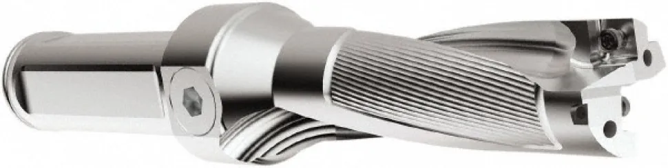Indexable Insert Drill: SD523-0750-225-1000R7C, 3/4" Max Dia, 2-1/4" Max Depth, 3xD, 1" Shank Dia