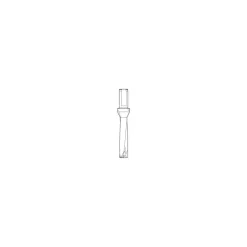 Indexable Insert Drill: SD524-0750-300-1000R7, 3/4" Max Dia, 3" Max Depth, 4xD, 1" Shank Dia